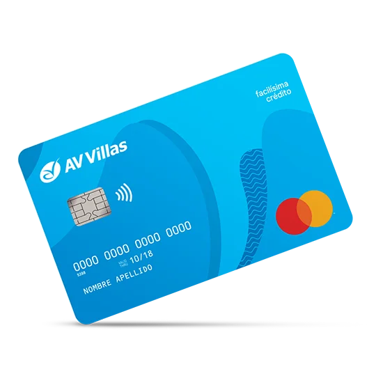 Tarjeta de crédito Facilísima del Banco AV Villas