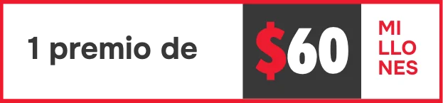 1 premio de 60 millones