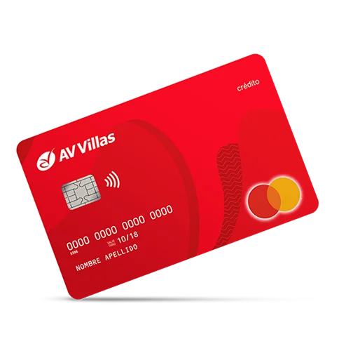 Tarjeta de credito clasica Banco AV Villas
