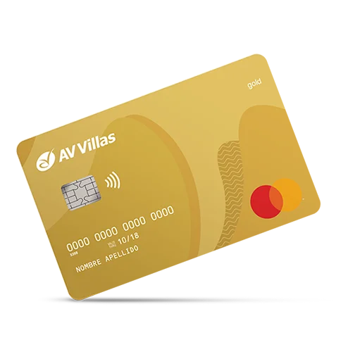 Tarjeta de credito oro Banco AV Villas