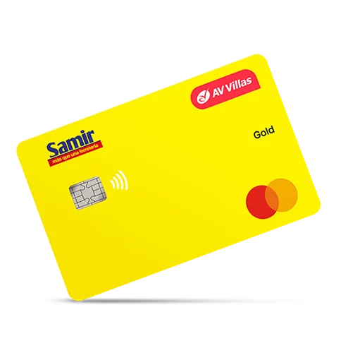Tarjeta de crédito mastercard Ferretería Samir Banco AV Villas
