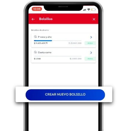 Crea y administra Bolsillos de Ahorro PASO 2